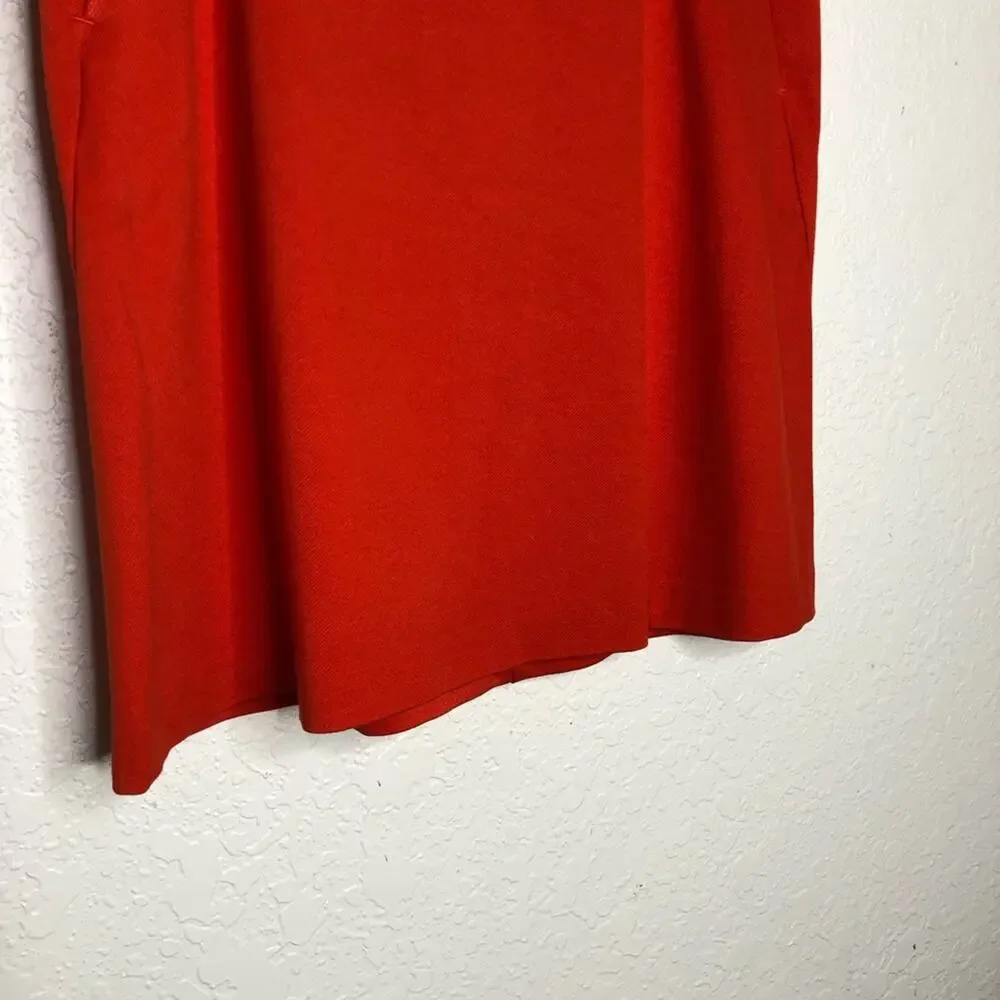 Cabi Fiery bright red skirt size 10 #3219